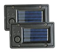 Peosaard Top de remplacement solaire, batteries solaires pour les lumières solaires de 2 pcs de batterie étanche de remplacement de lumière solaire