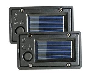 Peosaard Top de remplacement solaire, batteries solaires pour les lumières solaires de 2 pcs de batterie étanche de remplacement de lumière solaire