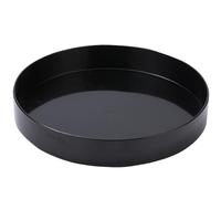 Peosaard Vases Ikebana, 13 bonsaï Noir Vase Japonais Rond Plateau en Plastique Plateau Vase Japonais pour Fleurs, Branche et Arrangement de Galets, Vase Japonais