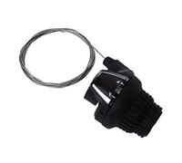 Peosaard Vélo Twist Grip manettes de Vitesse vélo Levier de Vitesse VTT Accessoires Droite 6 Vitesses, poignée Manette