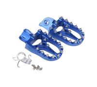 PEOTS PEOTS PETUS Pedals Rests Compatible avec 690 SMC R SX EXC XC 1290 ADV S 2T 4T 701 SM TC FX Te FE 300 Moto de Moto Dirt Bike Off Road Bike(Blue)