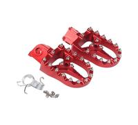 PEOTS PEOTS PETUS Pedals Rests Compatible avec 690 SMC R SX EXC XC 1290 ADV S 2T 4T 701 SM TC FX Te FE 300 Moto de Moto Dirt Bike Off Road Bike(Red)