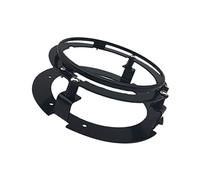 Peowuieu 5,75 Pouces Voiture Noire Motocyclettes Phare Rond Support Adapté pour Touring Softail Adaptateur de Phare