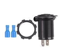 Peowuieu ImperméAble 12V Voiture Allume-Cigare Prise USB Chargeur Adaptateur Secteur Prise