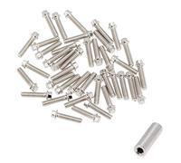 Peowuieu Lot de 100 jantes impériales M2 1.9 2.2 Vis Décoration pour 1/10 RC Crawler SCX10 90046 AXI03007 pour TRX4, B