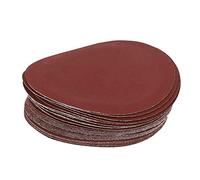 Peowuieu Lot de 30 disques abrasifs ronds en papier de verre - 125 mm - Grain 320/400/600/800/1000/1500 - Pour ponceuse de sable
