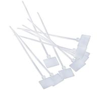 Peowuieu Lot de 50 étiquettes en nylon pour câble en nylon avec fermeture éclair