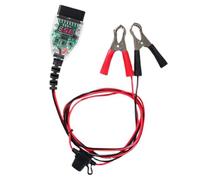 Peowuieu Outil Universel de Remplacement de Batterie Automobile OBD2, Économiseur de Mémoire ECU D'Ordinateur de Voiture, Câble d'alimentation d'urgence ECU Automatique