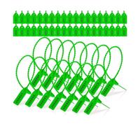 Peowuieu Scellé Inviolable en Plastique pour Extincteur, Étiquette, Longueur 250 Mm, 2000 Pièces, Vert