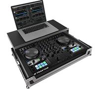 PEP FC-S4 MK3 Flightcase avec plateau pour ordinateur portable compatible avec contrôleur DJ Native Instruments Traktor Kontrol S4 MK3