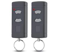 pepape 2 pièces télécommande de Porte de Garage pour Hörmann HSE2-40, HS4-40, HSM4-40, Compatible avec Hörmann Boutons Gris 40.685MHz télécommande de Porte de Garage