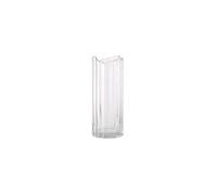 PEPAXON Vase en Verre Lourd Vase Transparent Vase cylindrique Décoration de Table