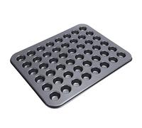 PEPDIMA Plateau de moule de cuisson de Cupcake antiadhésif rond, ustensiles de cuisson pour 48 Mini gâteaux