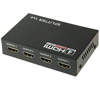 PEPDRO Câbles HDMI, Mini HD 1080P HDMI 1x4 V1.4 Splitter for HDTV/STB/DVD/projecteur/DVR