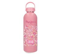Pepe Jeans Abbey Alenka Bouteille en Acier Inoxydable Rose avec capacité de 500 ML et Dimensions 7 x 23 cm Acier Inoxydable by Joumma Bags