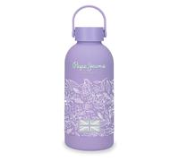 Pepe Jeans Abbey Bouteille en Acier Inoxydable Rose 6,5 x 18,5 x 6,5 cm Acier Inoxydable by Joumma Bags, Rose, Talla única, Bouteille en Acier Inoxydable