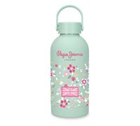 Pepe Jeans Abbey Bouteille en Acier Inoxydable Vert 6,5 x 18,5 x 6,5 cm par Joumma Bags Taille Unique Bouteille en Acier Inoxydable, Vert, Taille Unique, Bouteille en Acier Inoxydable