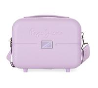 Pepe Jeans Accent Mixte Accessoire de voyage - Étui à cosmétiques, Lila, Neceser Adaptable con Bandolera