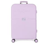 Pepe Jeans Accent Mixte Bagage - Valise, Lila, Maleta mediana