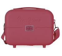Pepe Jeans Accent Trousse de Toilette Adaptable Bordeaux 29x21x15 cm Rigide ABS 9.1L 0.8 kgs par Joumma Bags