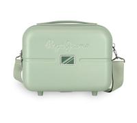 Pepe Jeans Accent Valise Cabine, Vert Clair, Trousse en ABS