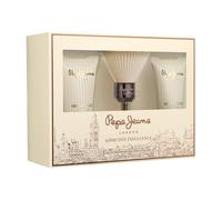 Pepe Jeans Addictive Indulgence For Her Coffret Cadeau Femme Pack de 3 Pièces Eau de Parfum 30ml, Body Lotion 50ml, Shower Gel 50ml Set Fragrance Gourmande et Boisée