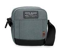 Pepe Jeans Aiden Small Marine Sac à Bandoulière 15x19.5x6 cm Polyester with Détails en Cuir Synthétique 1.76L par Joumma Bags
