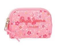 Pepe Jeans Alenka Rose Porte-Monnaie Polyester 12 x 8 x 2 cm, Rose, Talla Única