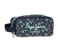 Pepe Jeans Alenka Trousse d'école, Taille à Transporter dans Un Sac à Dos, Un Sac à Dos ou Un Sac à Main de Joumma Bags, Bleu, 22 x 10 x 9 cm, Trousse Alenka