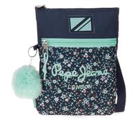 Pepe Jeans Alenka Trousse d'écolier pour Sac à Dos ou Sac à Main, Denim, Bandoulière