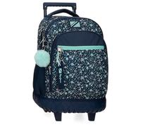 Pepe Jeans Alenka trousses scolaires, taille parfaite pour transporter dans un sac à dos, un sac à dos ou un sac à main Joumma Bags, bleu, Sac à dos à roulettes