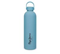 Pepe Jeans Aris Bouteille en Acier Inoxydable Bleu 7 x 26,5 x 7 cm Acier Inoxydable by Joumma Bags, Bleu, Talla única, Bouteille en Acier Inoxydable