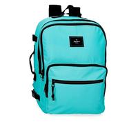 Pepe Jeans Aris Colorful Sac à Dos Cabine pour Ordinateur Portable Ordinateur Portable 15,6 Pouces Bleu 31x44x20 cm Polyester 27,28L by Joumma Bags
