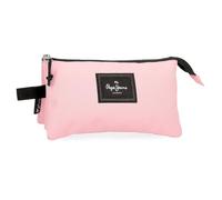 Pepe Jeans Aris Colorful Trousse triple rose 22 x 12 x 5 cm Polyester by Joumma Bags, rose, Trousse triple