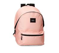 Pepe Jeans Aris Sac à dos pour ordinateur portable Double compartiment Rose 31 x 44 x 15 cm Polyester 20,46 L, rose, Talla única, Sac à dos pour ordinateur portable double compartiment