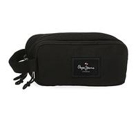 Pepe Jeans Aris Étui Triple, Noir, Trousse Triple
