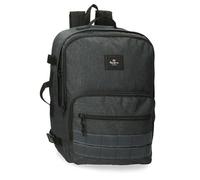 Pepe Jeans Aris Evergreen Sac à dos de cabine pour ordinateur portable 15,6" Denim 31 x 44 x 20 cm Polyester by Joumma Bags