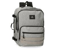 Pepe Jeans Aris Evergreen Sac à Dos de Cabine pour Ordinateur Portable 15,6" Gris 31 x 44 x 20 cm Polyester by Joumma Bags