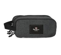 Pepe Jeans Aris Evergreen Trousse Triple Denim 22 x 10 x 9 cm Polyester by Joumma Bags