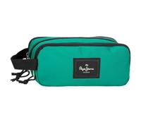 Pepe Jeans Aris Evergreen Trousse triple verte 22 x 10 x 9 cm Polyester by Joumma Bags, vert, Trousse triple