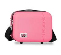 Pepe Jeans Aris Trousse de Toilette Adaptable Fuchsia 25x21x15 cm Rigide ABS 7.8L 0.8 kgs par Joumma Bags