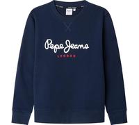 Pepe Jeans Art Crew Maillot de survêtement, Bleu (Bleu Marine), 10 Ans Garçon