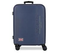 Pepe Jeans Arwin Medium Marine Valise 48x68x27 cm Rigide ABS Combination Closure 72L 3.48kg 4 Doubles Roues Extensible par Joumma Bags