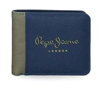 Pepe Jeans Arwyn Portefeuille Marin 10,5 x 9 x 2 cm Polyester 0,19 L by Joumma Bags