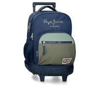Pepe Jeans Arwyn Sac à dos compact 2 roues Marine 32 x 43 x 21 cm Polyester 29 L by Joumma Bags