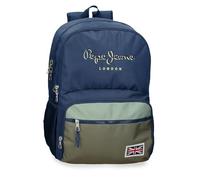 Pepe Jeans Arwyn Sac à dos scolaire 15,6" Bleu marine 33 x 46 x 15 cm Polyester 22,77 L by Joumma Bags