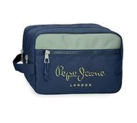 Pepe Jeans Arwyn Trousse Deux Compartiments Adaptable Marine 26 x 16 x 12 cm Polyester 4,99 L by Joumma Bags