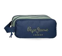 Pepe Jeans Arwyn Trousse Triple Marine 22 x 10 x 9 cm Polyester 1,98 L by Joumma Bags