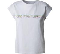 Pepe Jeans T-shirt Aurore à manches courtes blanc Femme Taille L