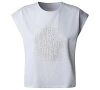Pepe Jeans Aza T-Shirt, Blanc (Blanc), M Femme